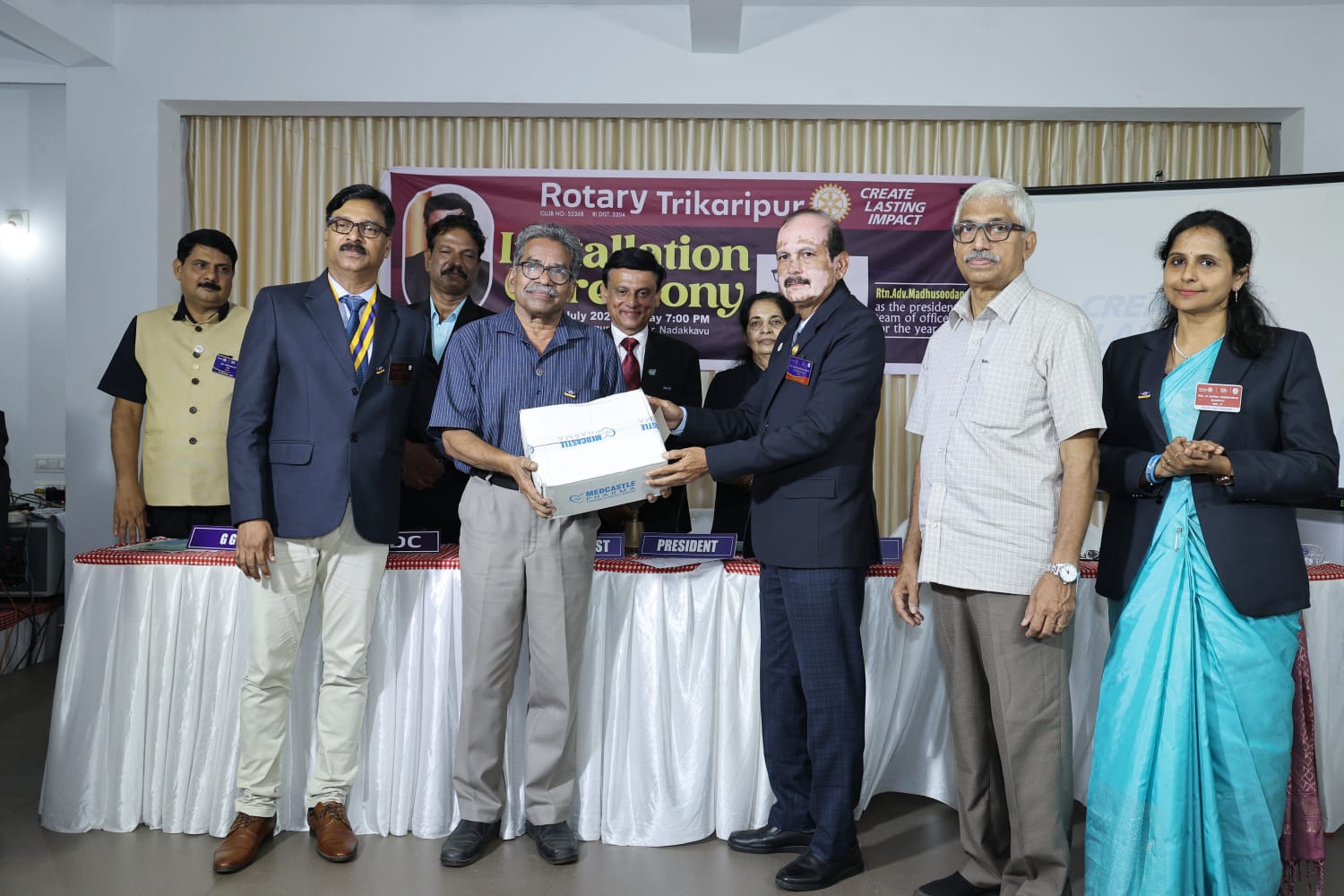 Donation of dialysis Kit to CH Centre Trikaripur