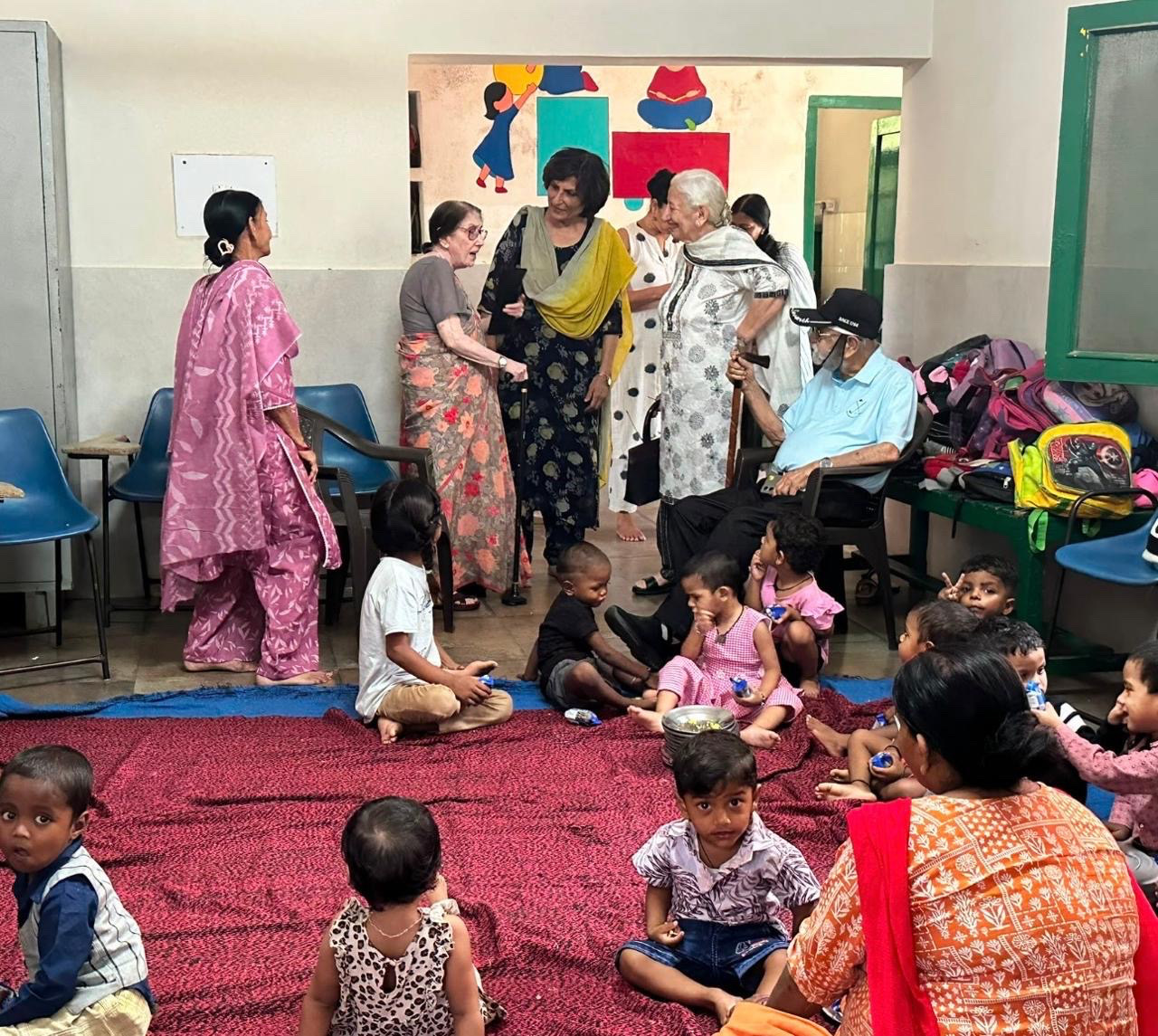 sharing joy with children