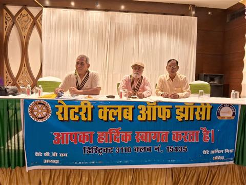 Board Meeting of the Rotary Club of Jhansi