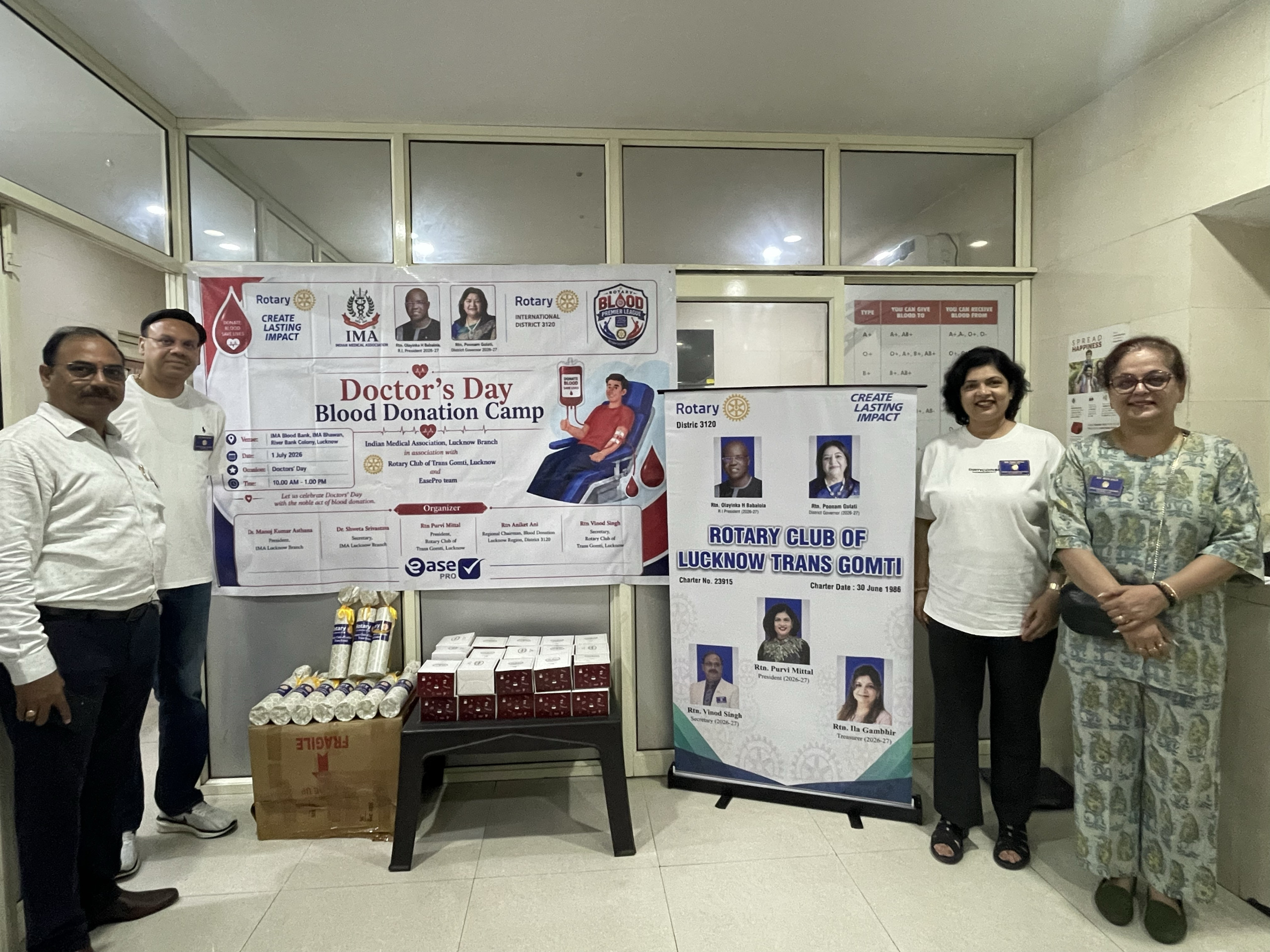 Blood Donation and Doctors Day Celebration