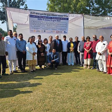 Mega Health Camp at Village Navada