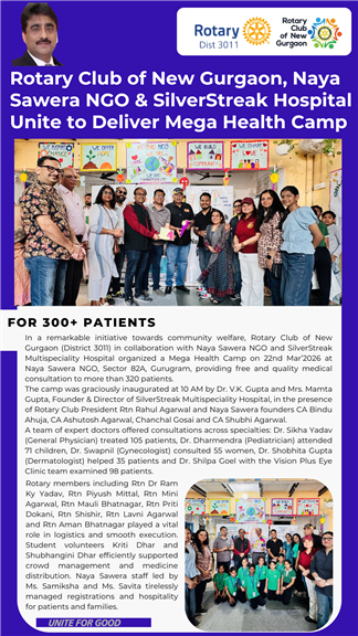 News Paper Coverage on Mega Health Camp