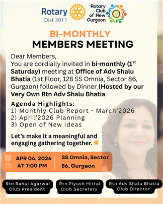 Bi Monthly Members Fellowship Meeting