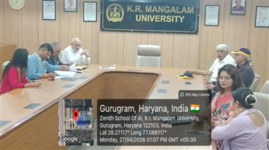 MoU Signed with K.R. Mangalam University