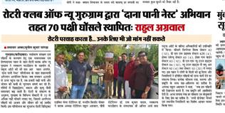 Installation 70 Bird Nest Daana Paani Initiative