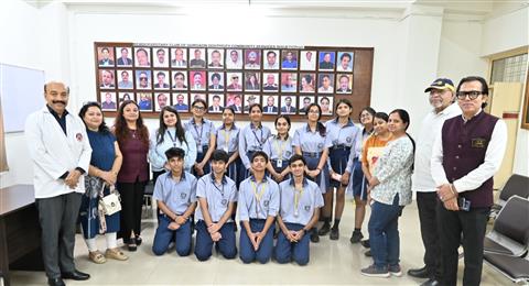 St Xavier High School Learning Visit -Blood Bank