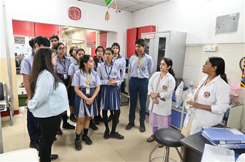 Learning Beyond Classroom, Blood Bank Visit