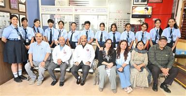 St Andrews School Learning Visit -Blood Bank