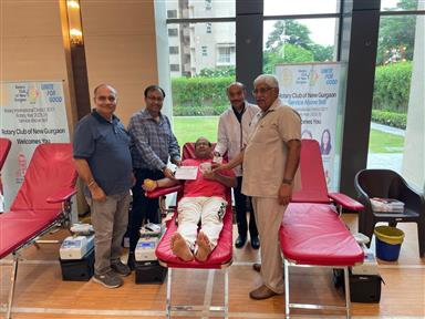 Blood Donation Camp at BPTP Society