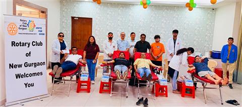 Blood Donation Camp at Emaar Palm Garden