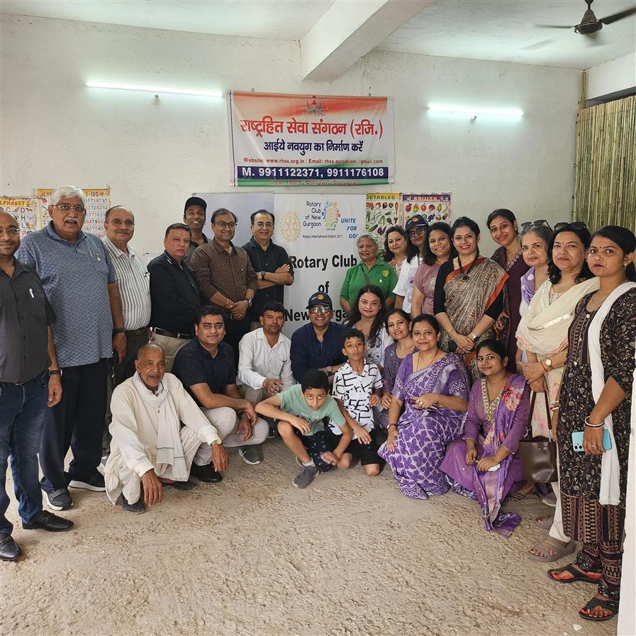 Rotary Clubs Uplift Slum School Students