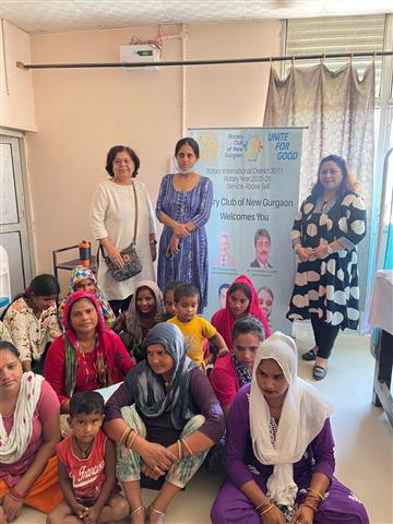 Rotary New Gurgaon Leads Menstrual Hygiene Drive