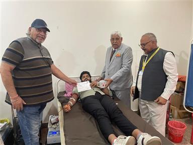 Blood Donation Camp at KR Manglam University
