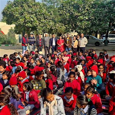 Empowering Young Girls at Govt Girls School, Kasan