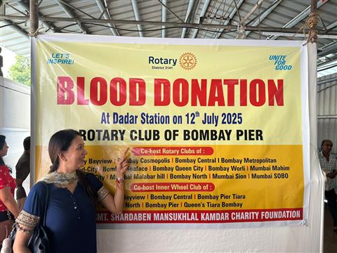 Blood Donation at multiple stations