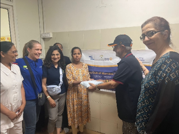 Donation of Baby Kits to Wadia Hospital