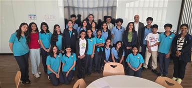 Installation of Interact Club at Oberoi Internatio