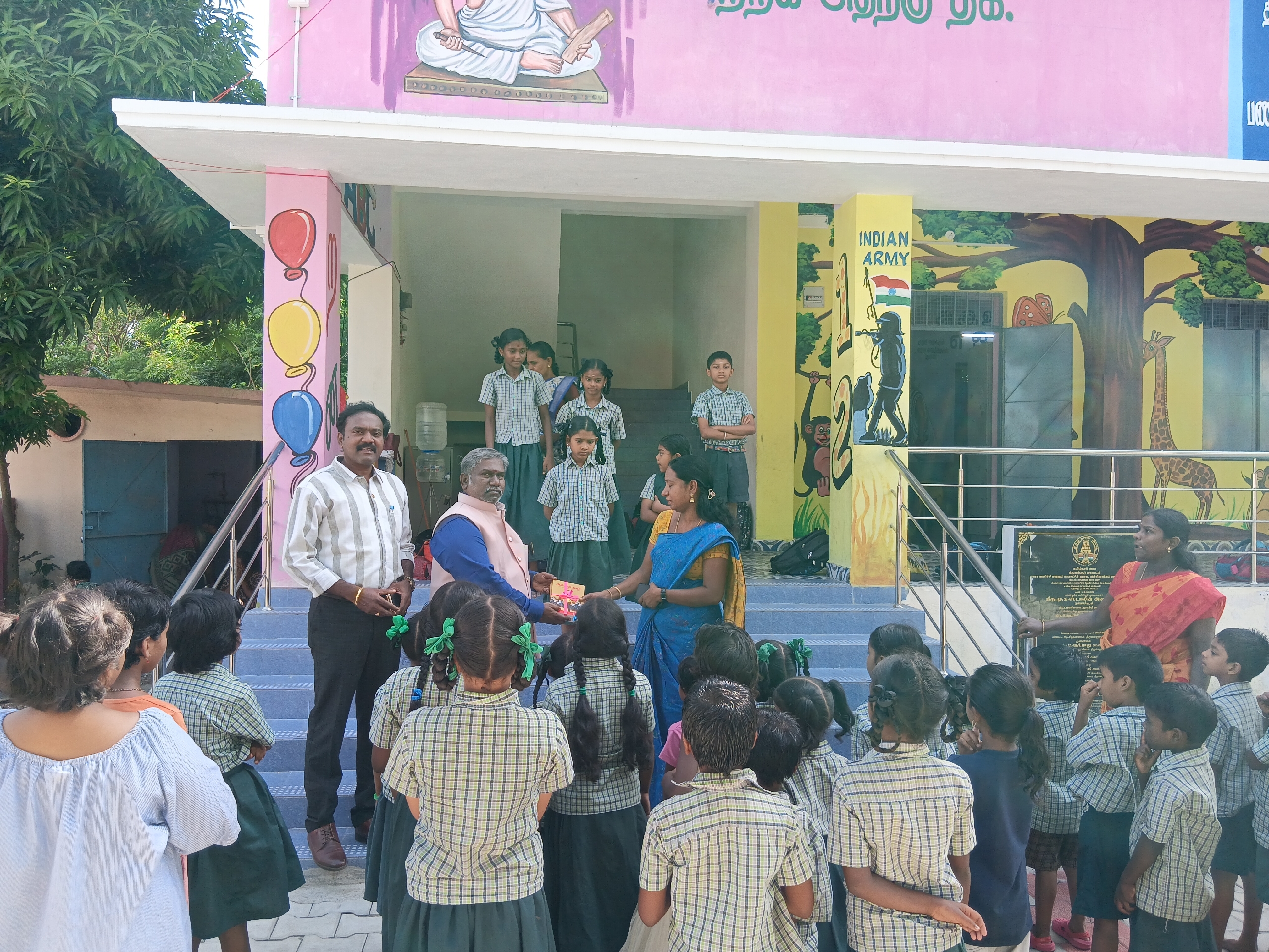 Kamarajar Birth Anniversary – Educational Support to Government School