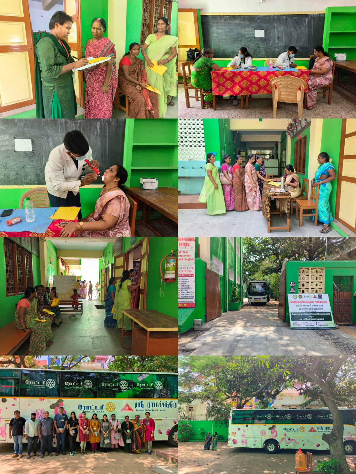 Cancer and dental screening medical camp