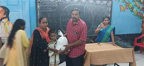 Grocerries Distribution to Special Children