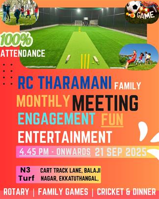 RC Tharamani Family Monthly Meeting
