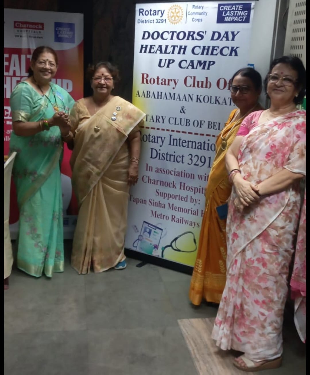 HEALTH CHECK-UP CAMP AT BELGACHIA METRO STATION WITH RID 3291