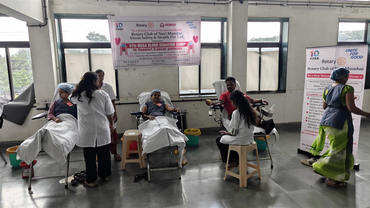 Blood Donation camp at Venus Safety