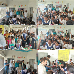Distribute washing materials