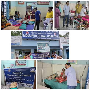 Silk City visit to meet malnourished children