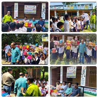Organized a Cloth Distribution project