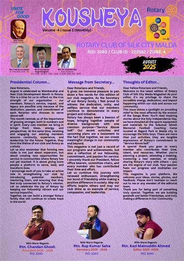 Publishing of "Kousheya"