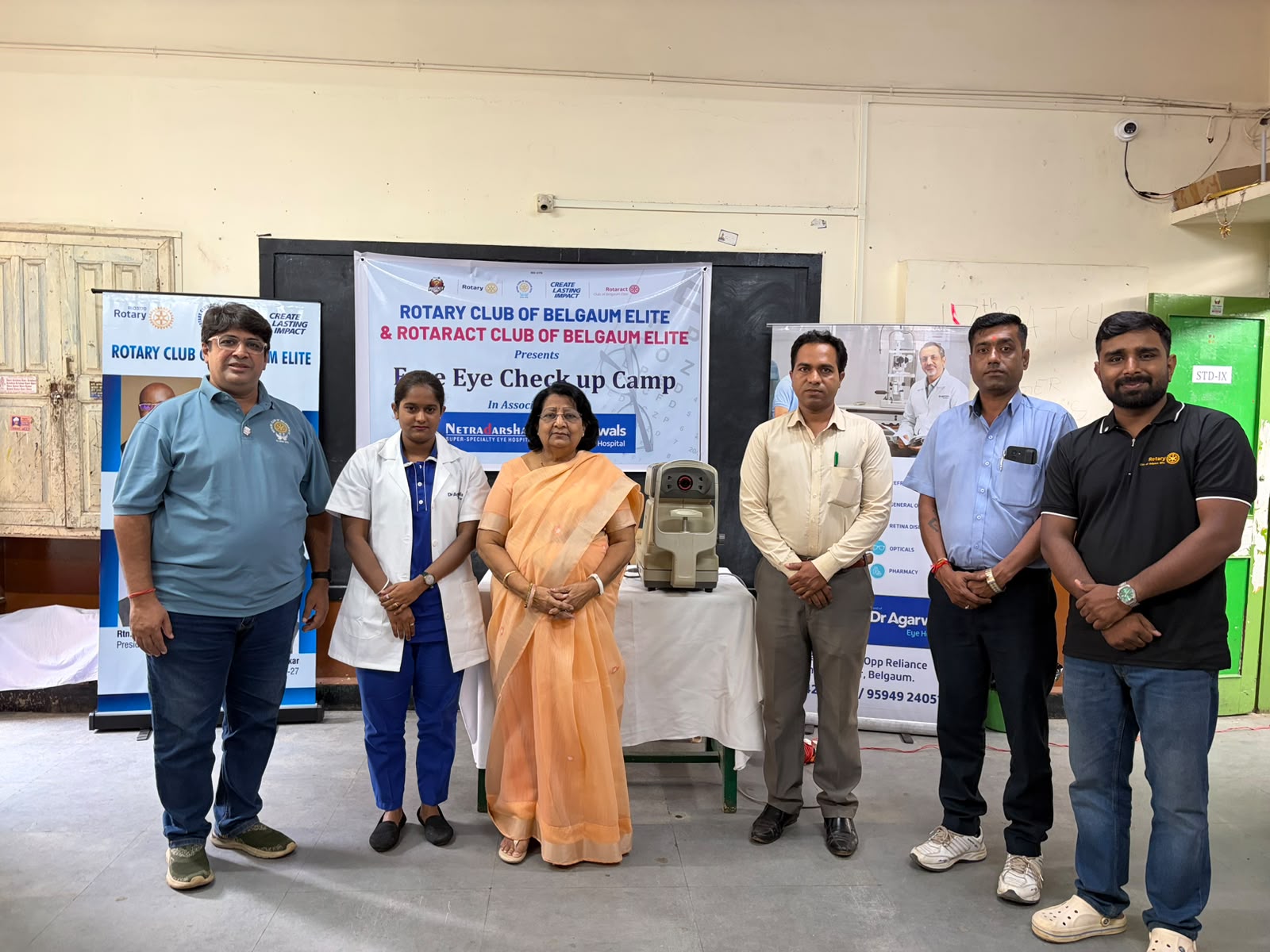 Eye Check Up Camp at Precious Blossoms School, Hin