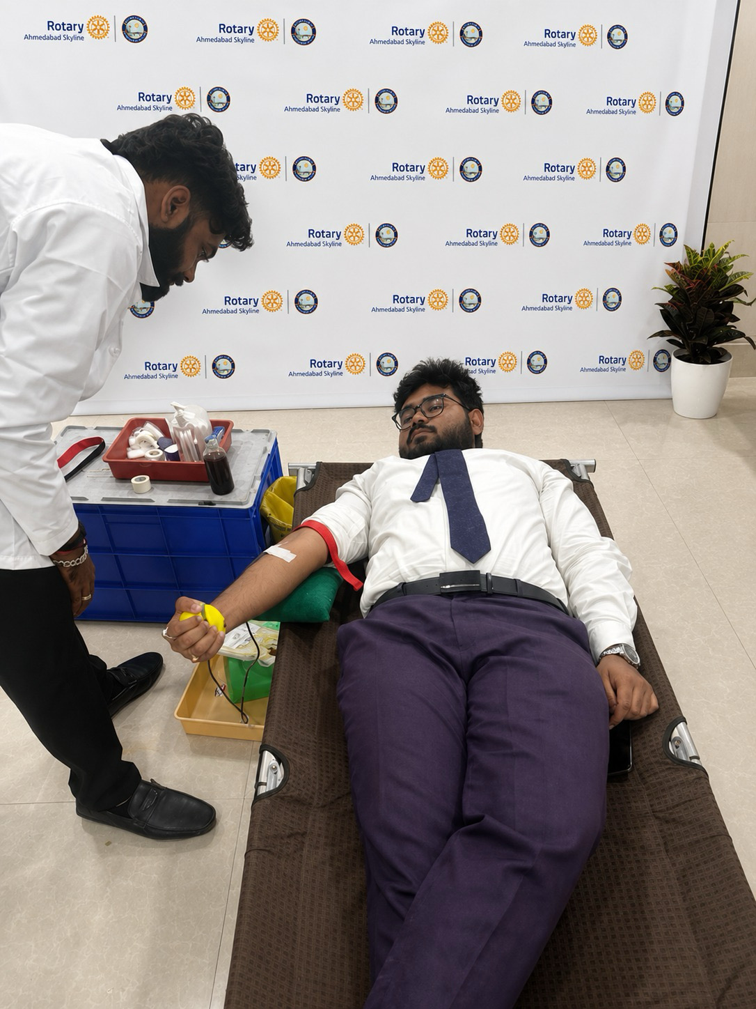 Blood donation camp