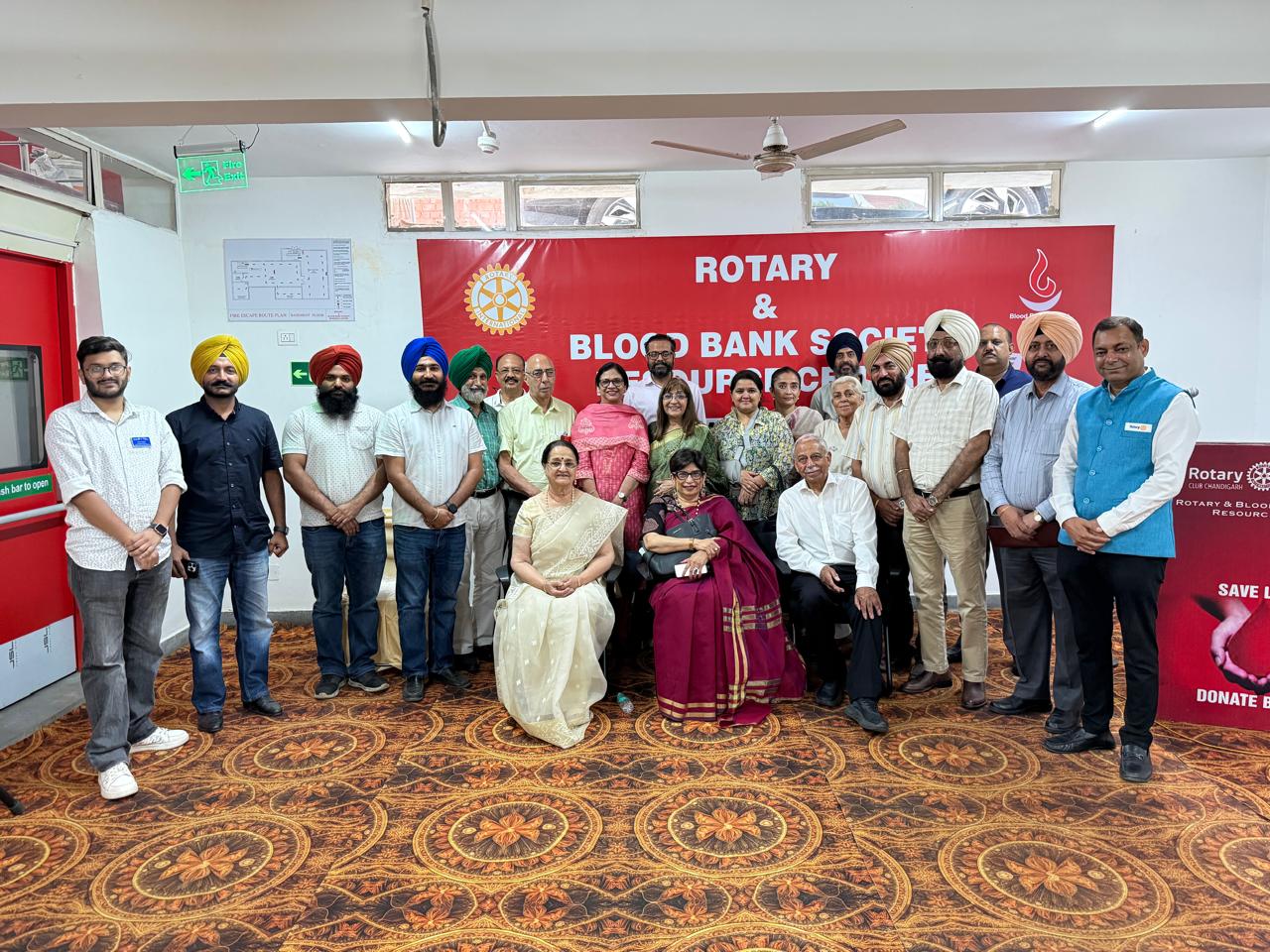 Attend Blood Donation Camp Planning Meeting