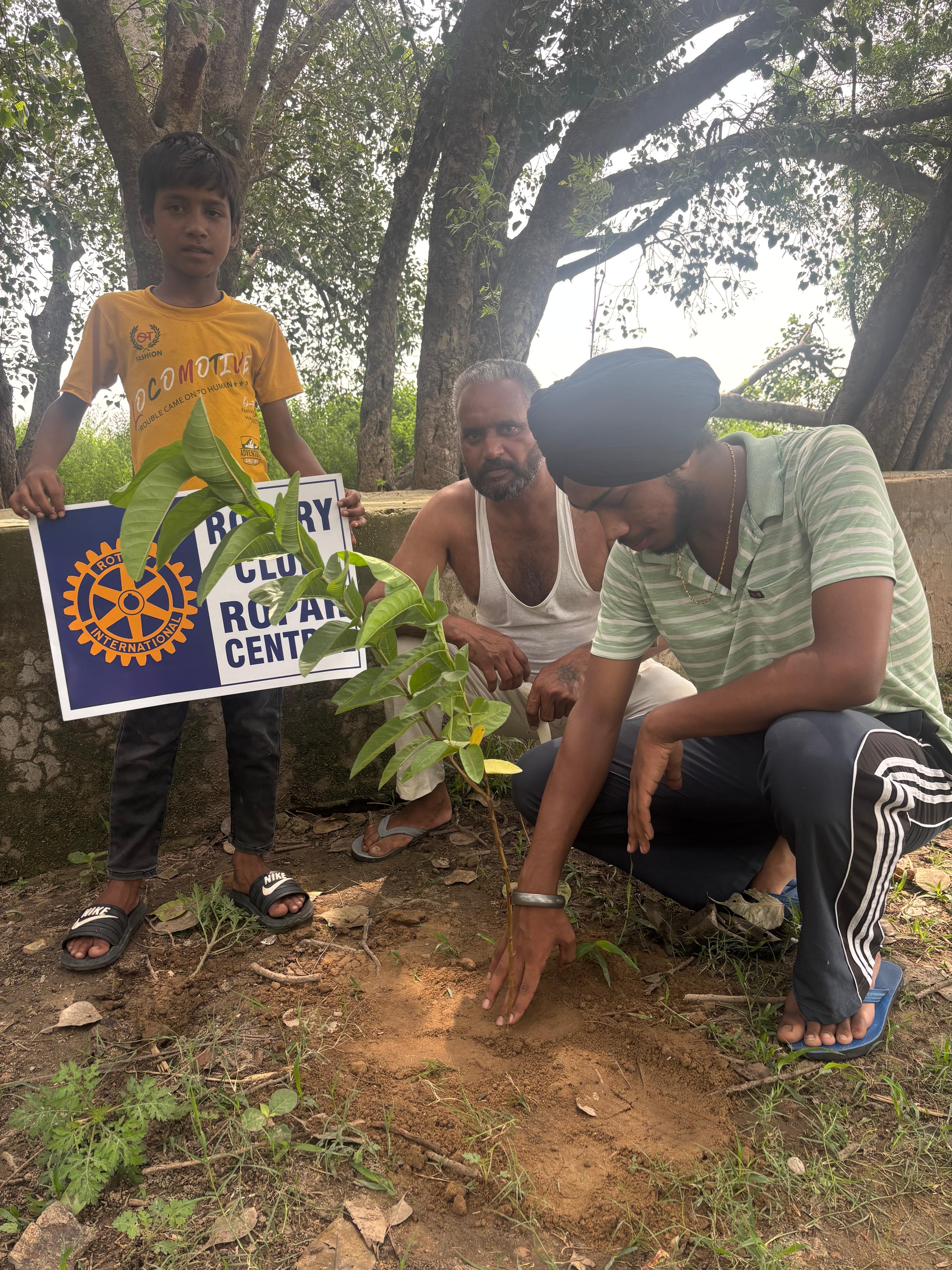 Plantation Drive in Rupnagar 20 Plants