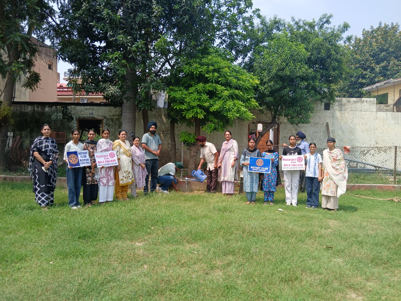 Fruit Tree Plantation at Bela College 10 Plants