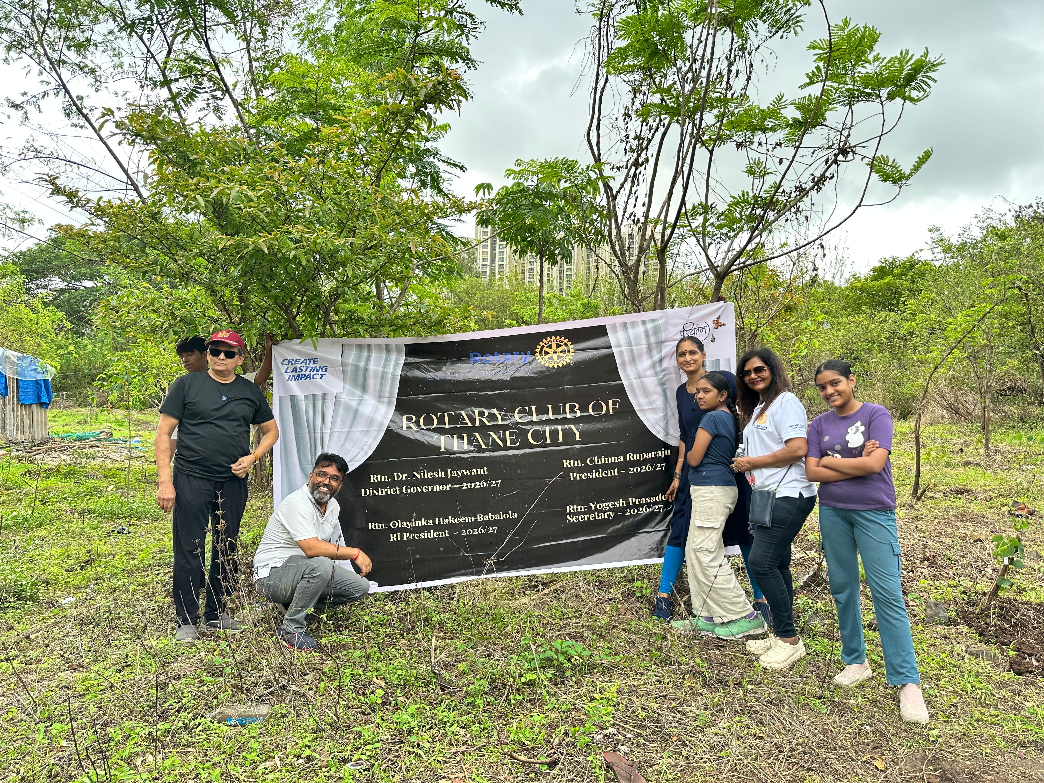 Tree Plantation at Ananya Shilphata