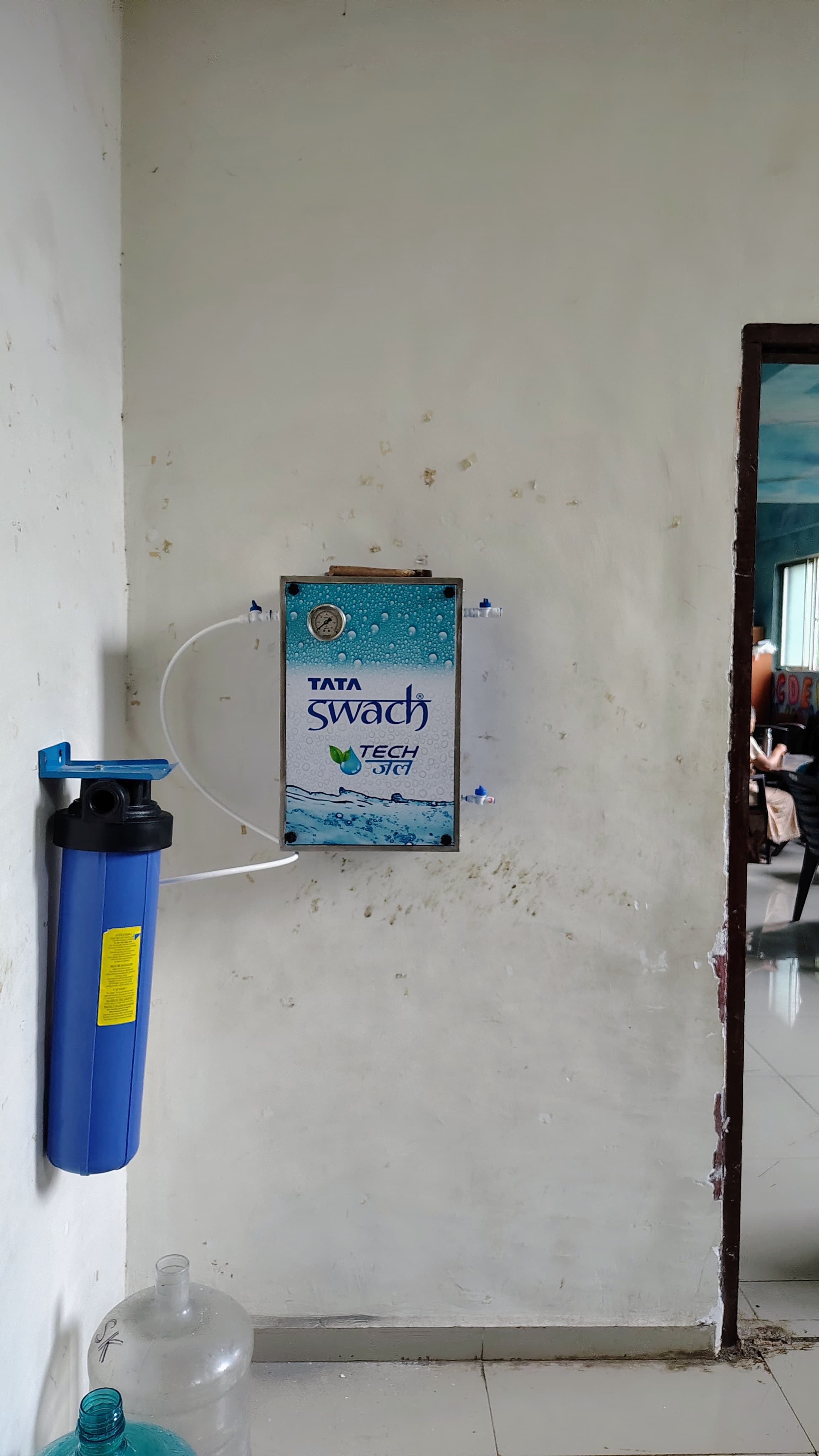 Installation of Tata Swach 100 LPH Water Unit