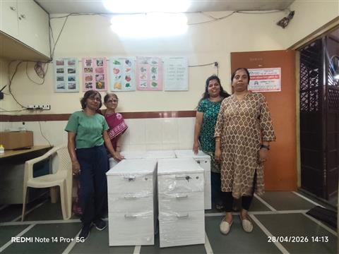 Donation of Pedestal Drawers to MBA Foundation