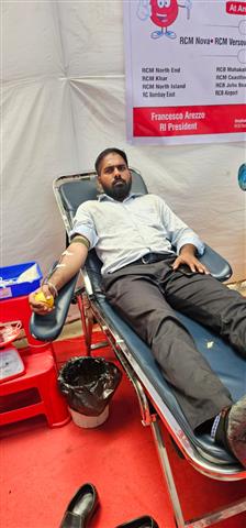 Blood donation camp - Andheri East Railway Station