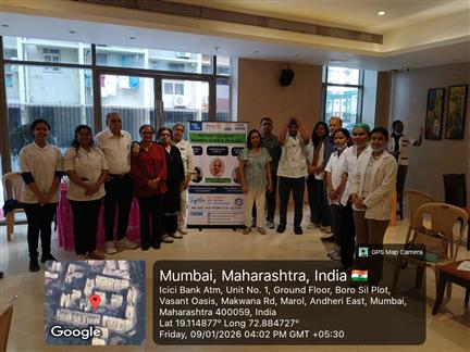 Mega Medical Camp Held at Vasant Oasis