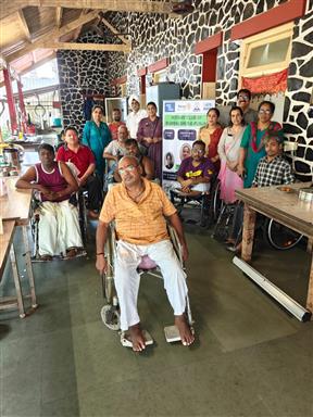 Rakshabandhan with the disabled senior citizens