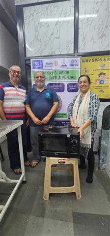 Donation of Microwave