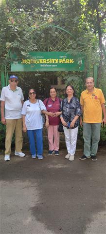 Visit to the Biodiversity park