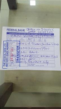 Fees paid towards education