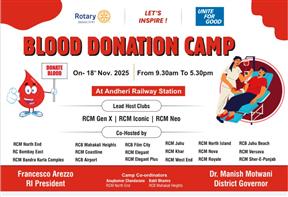 Blood Donation Camp - Andheri Railway Station