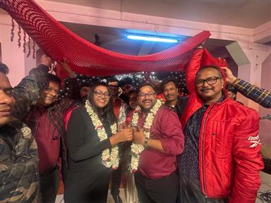 Marraige Ann. Celebration of Rtn Aryan &Rtn Sejuti