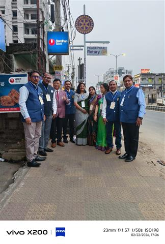 Installation of Peace Pole at Meeting venue