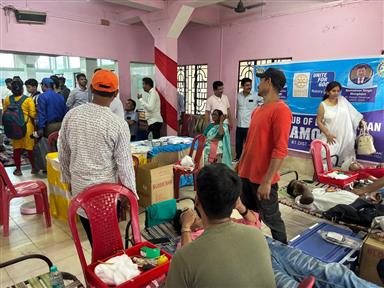 Blood Donation Camp at Bhangakuthi, Club Venue
