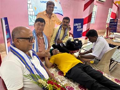 Mega Blood Donation where 77 units collected